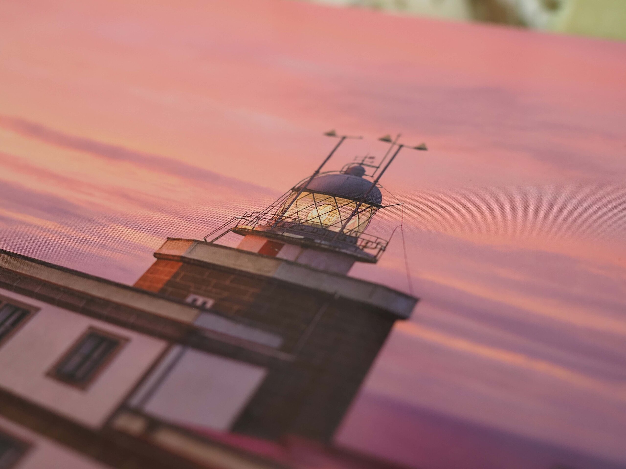 Lámina faro de Finisterre en A Coruña, Galicia - 2