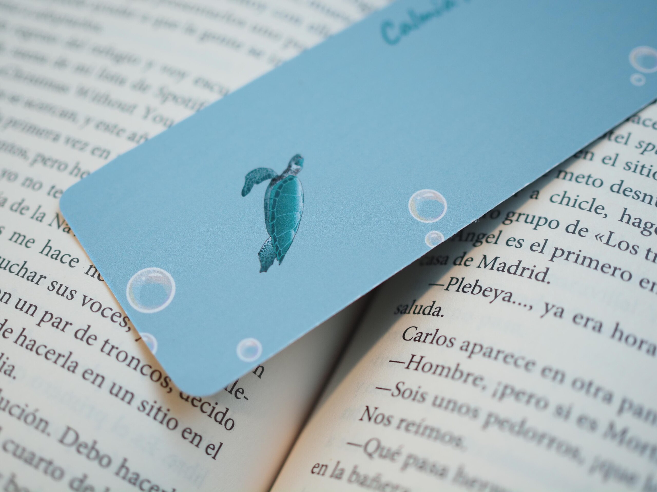 Marcapáginas de papel marino - 2