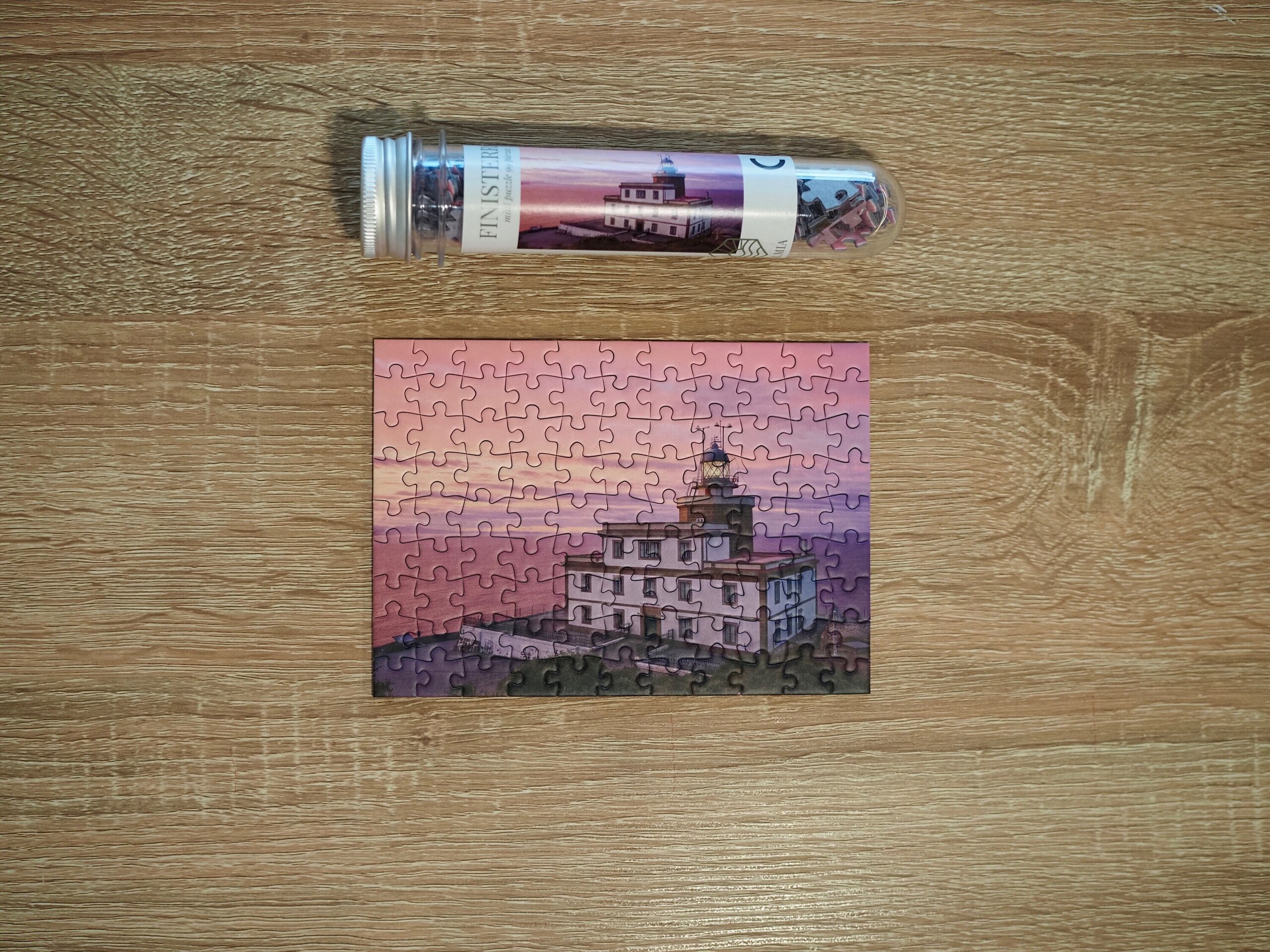 Puzzle mini faro de Finisterre en Galicia - 4